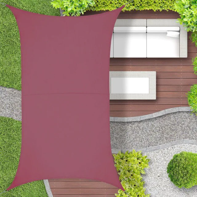 Πανί σκίασης Wine Red 3m x 4m Relaxdays Πανί σκίασης Wine Red 3m x 4m Relaxdays