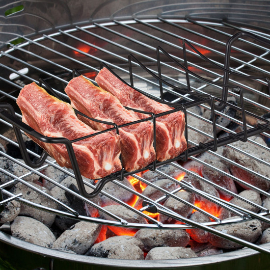 Σχάρα ψησίματος Rib-eye/Καλάθι Bbq Relaxdays