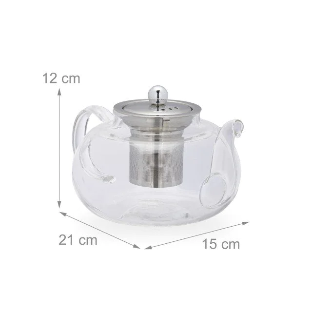 Τσαγιέρα με ένθετο κόσκινο 1000 ml Τσαγιέρα με ένθετο κόσκινο 1000 ml