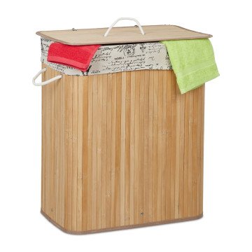 Καλάθι ρούχων Bamboo Relaxdays Καλάθι ρούχων Bamboo Relaxdays