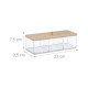 Θήκη τακτοποίησης plexiglass/bamboo Long Relaxdays