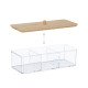 Θήκη τακτοποίησης plexiglass/bamboo Long Relaxdays