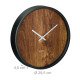 Ρολόι τοίχου Deco Wood Relaxdays