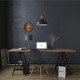 Ρολόι τοίχου Deco Wood Relaxdays
