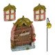 Διακοσμητικό κήπου Fairy Door Set “Leaf Roof” Relaxdays