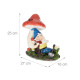Διακοσμητικό κήπου φιγούρα ξωτικού "Toadstool" Relaxdays