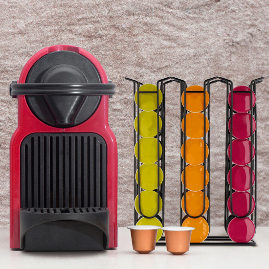 Θήκη για κάψουλες Dolce Gusto "Metal Black" Relaxdays