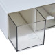 Κουτί τσαγιού plexiglass 3 θήκες Relaxdays