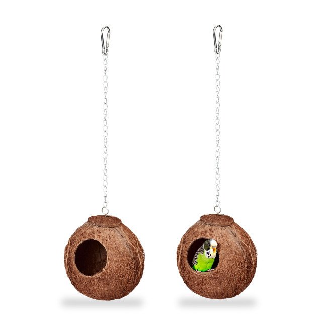 Birdhouse Coconut κρεμαστό Relaxdays