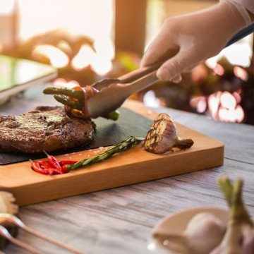 Ανοξείδωτη λαβίδα BBQ Relaxdays