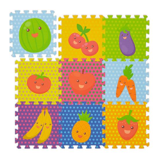 Χαλάκι πάζλ "Fruits" Relaxdays 