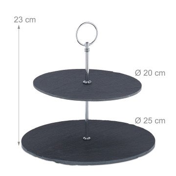 Επιφάνεια σερβιρίσματος απο σχιστόλιθο 2 επιπέδων  Επιφάνεια σερβιρίσματος απο σχιστόλιθο 2 επιπέδων