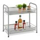 Εταζέρα μπαχαρικών Black Metal 2 Levels Shelves Relaxdays