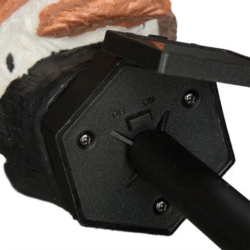 Διακοσμητικό ζωάκι κήπου Κουκουβάγια με φως και ακίδα εδάφους Διακοσμητικό ζωάκι κήπου Κουκουβάγια με φως και ακίδα εδάφους