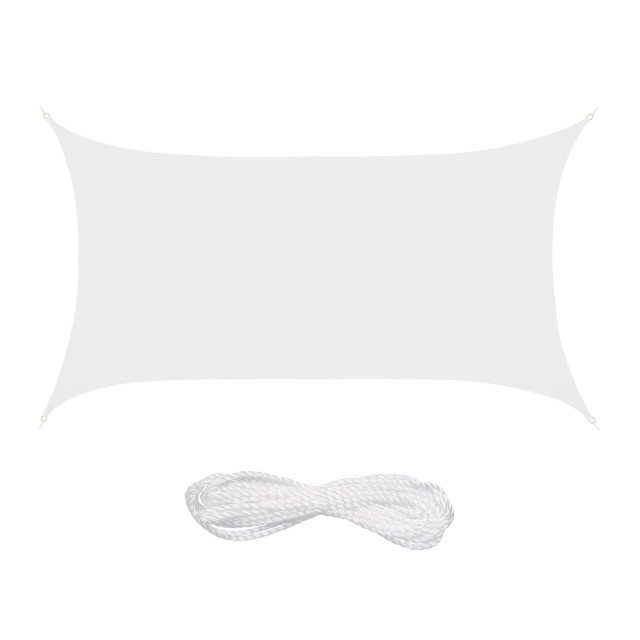 Πανί σκίασης White 2 x 4m Relaxdays Πανί σκίασης White 2 x 4m Relaxdays