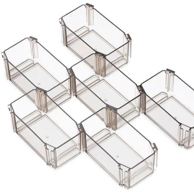 Organizer μπάνιου/γραφείου plexiglass 6 τεμ Relaxdays Organizer μπάνιου/γραφείου plexiglass 6 τεμ Relaxdays
