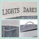 Ορθογώνιο καλάθι ρούχων Bamboo Gray/White Relaxdays