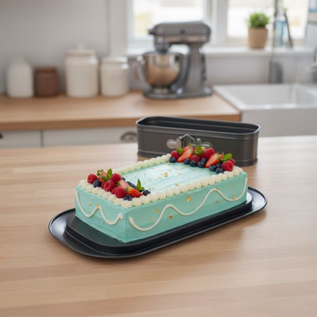 Αντικολλητική αποσπώμενη φόρμα ψωμιού/κέικ 