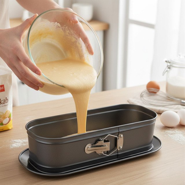 Αντικολλητική αποσπώμενη φόρμα ψωμιού/κέικ 