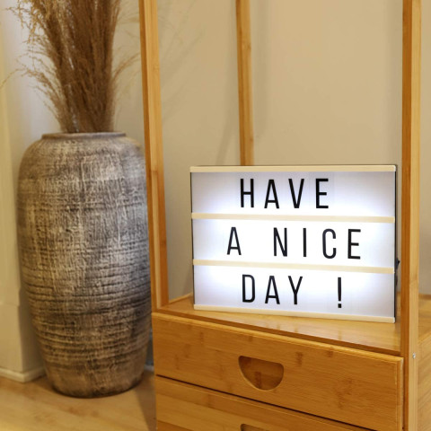 Φωτεινή πινακίδα LED "Deco" Relaxdays Germany