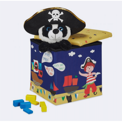 Παιδικό σκαμνάκι "Pirates" 2in1 Relaxdays Germany