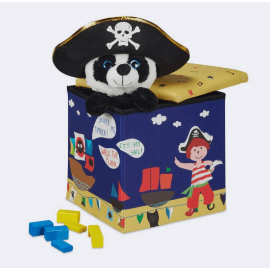 Παιδικό σκαμνάκι "Pirates" 2in1 Relaxdays Germany