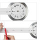 Ρολόι τοίχου 3D DIY Relaxdays Germany 110 cm