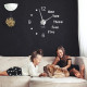 Ρολόι τοίχου 3D DIY Relaxdays Germany 110 cm