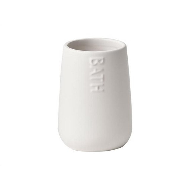 Ποτηροθήκη νιπτήρα white/bamboo Tendance