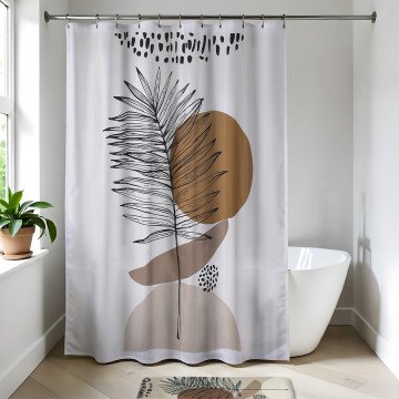 Υφασμάτινη κουρτίνα μπάνιου Reconnect 180x200 cm