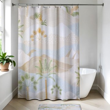 Υφασμάτινη κουρτίνα μπάνιου Louxor 180x200 cm