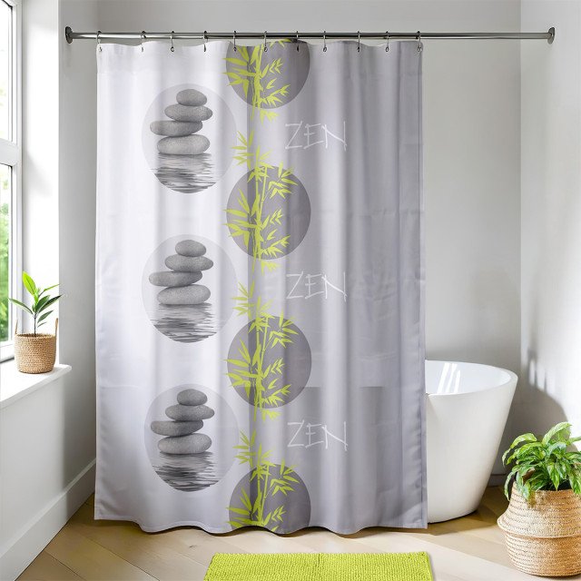 Υφασμάτινη κουρτίνα μπάνιου Palaos 180x200 cm Υφασμάτινη κουρτίνα μπάνιου Palaos 180x200 cm