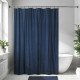Υφασμάτινη κουρτίνα μπάνιου Navy Blue 180x200 cm Υφασμάτινη κουρτίνα μπάνιου Navy Blue 180x200 cm