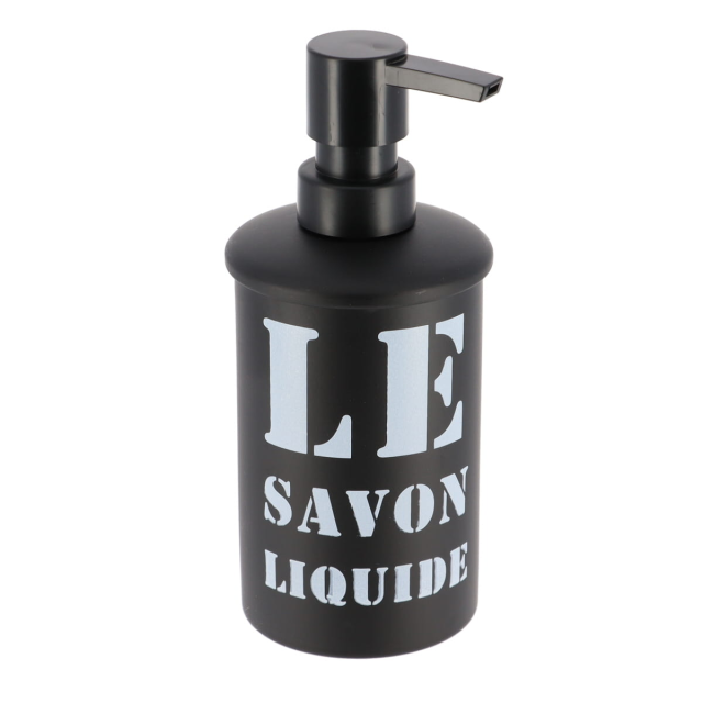 Dispenser νιπτήρα μεταλλικό Le Savon Black Tendance 330ml