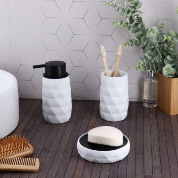 Dispenser νιπτήρα Rubber White Dispenser νιπτήρα Rubber White