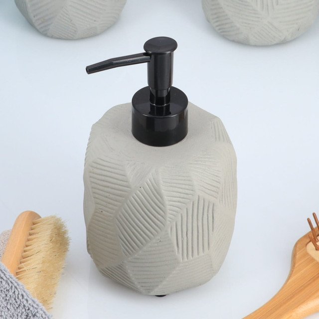 Dispenser νιπτήρα Stripes Grey Tendance 180ml