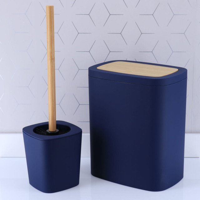 Χαρτοδοχείο μπάνιου Navy Blue 5L Χαρτοδοχείο μπάνιου Navy Blue 5L