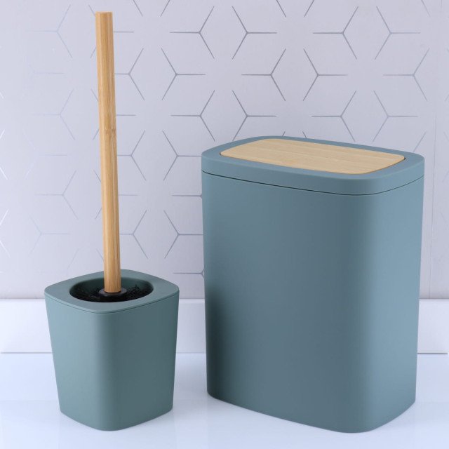 Χαρτοδοχείο μπάνιου Sage Green 5L Χαρτοδοχείο μπάνιου Sage Green 5L