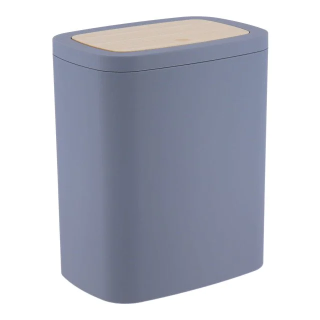 Χαρτοδοχείο μπάνιου Clear Grey  5L 