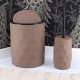 Χαρτοδοχείο μπάνιου Rubber Brown 6L