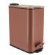 Χαρτοδοχείο μπάνιου "Square Caramel" 5L Soft Close