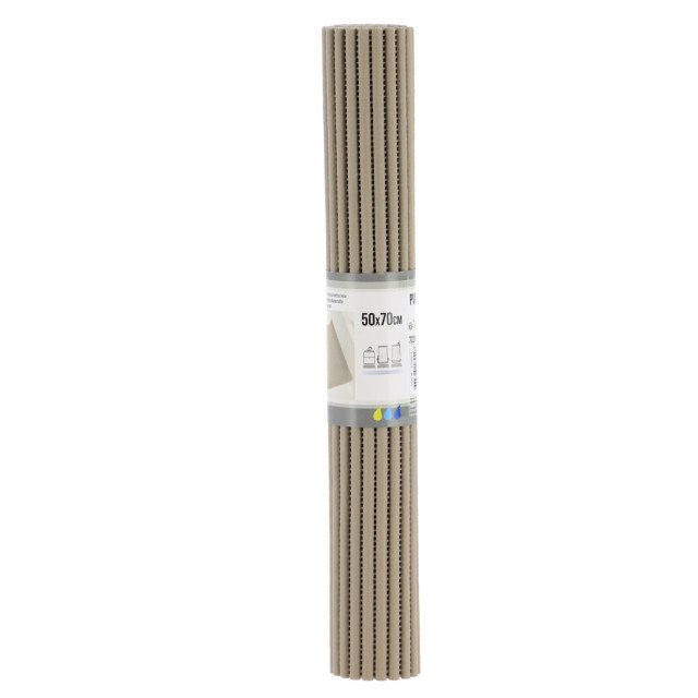 Αντιολισθητικό πατάκι μπάνιου PVC 50x80 Taupe