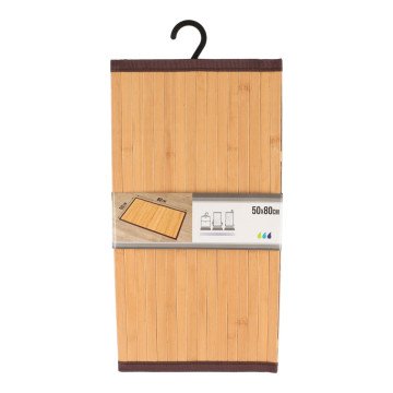 Πατάκι μπάνιου bamboo Natural 50X80cm
