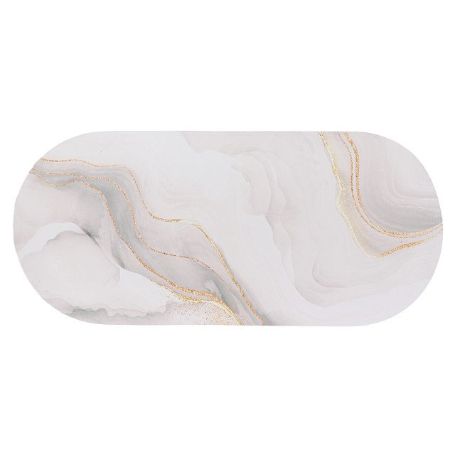 Super απορροφητικό Bath Mat Oval Iconic 45x100 Super απορροφητικό Bath Mat Oval Iconic 45x100