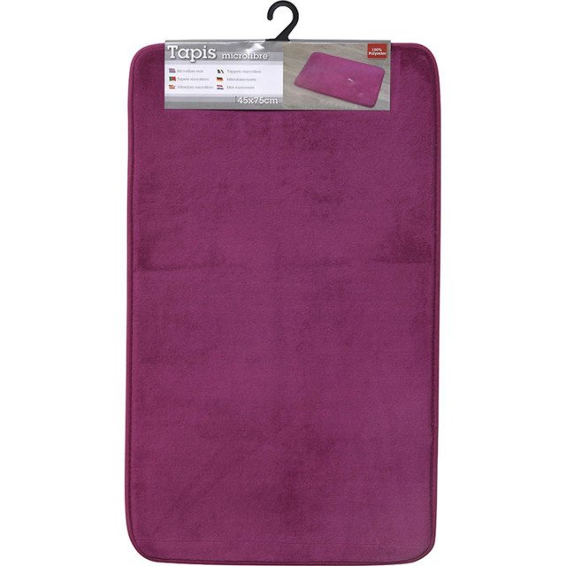 Πατάκι μπάνιου microfiber Dark Purple Tendance 45X75cm