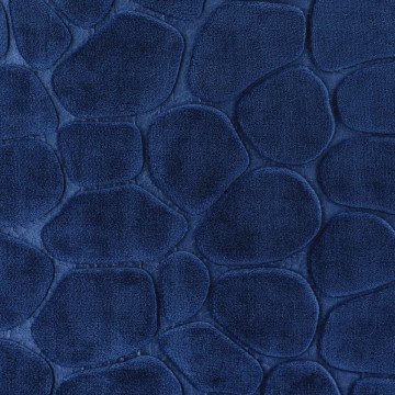 Πατάκι μπάνιου microfiber με αφρό μνήμης Navy Blue 50X80cm