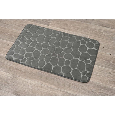 Πατάκι μπάνιου microfiber με αφρό μνήμης Kaki Tendance 50X80cm