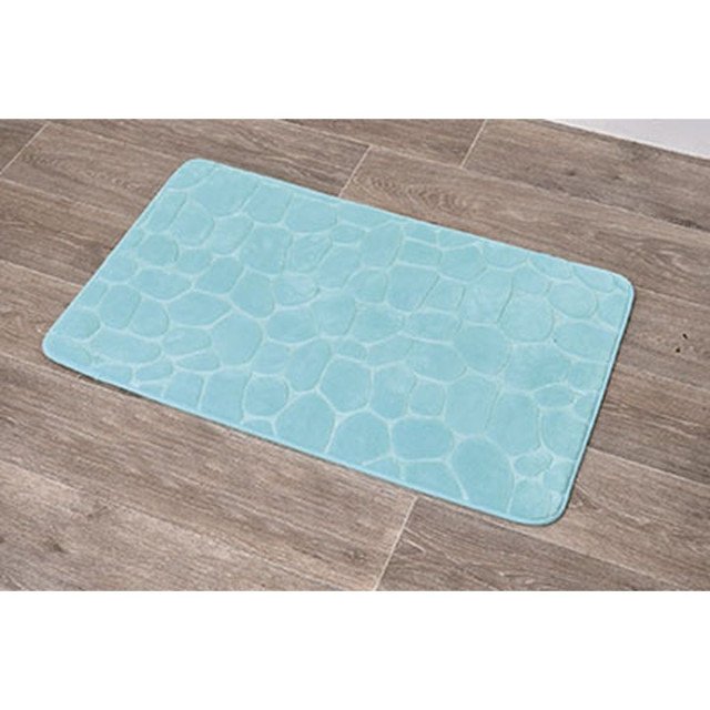 Πατάκι μπάνιου Memory Foam Green Blue  50X80cm