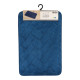 Πατάκι μπάνιου microfiber εφέ τούβλου Navy Blue Tendance 40X60cm