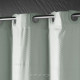 Κουρτίνα μπάνιου υφασμάτινη με τρουκς  Light Grey Douceur d'intérieur.